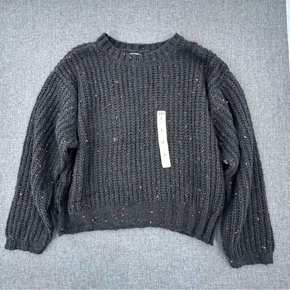 Brand New! a.n.a Womens‎ Crew Neck Long Sleeve Pullover Knit Sweater plus 1X $49 - Picture 2 of 13